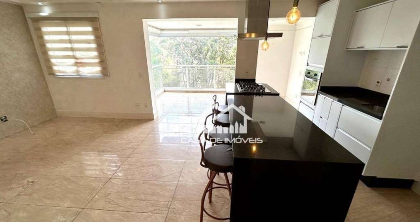 Aluga apartamento de 80m², com 2 suítes, 2 vagas e lazer de clube