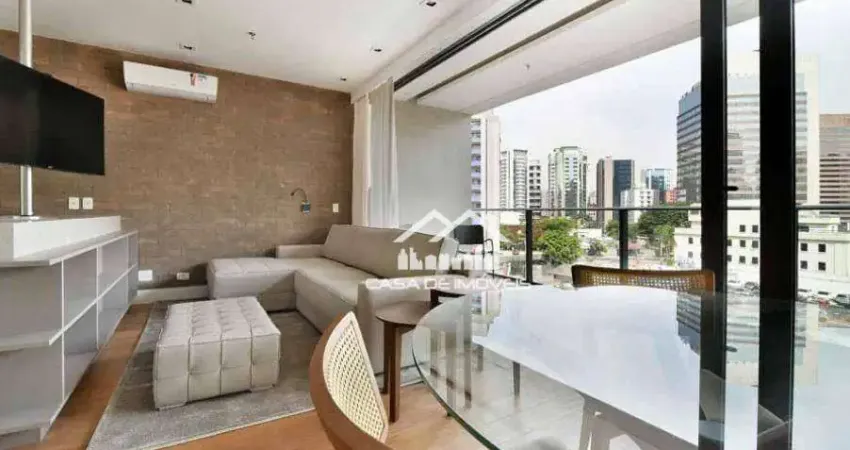 Vende ou aluga apartamento mobiliado com 67m², de alto padrão na vila olímpia