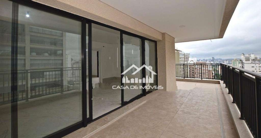 Vende ou aluga apartamento de alto padrão com 227m², 3 suítes, 4 vagas, depósito no Jardins