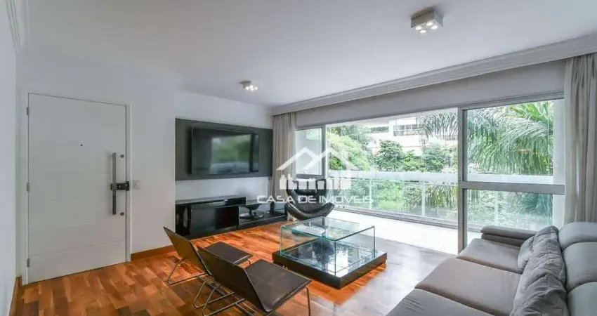 Vende apartamento com 132m², 3 suítes, 2 vagas e lazer, na vila andrade.