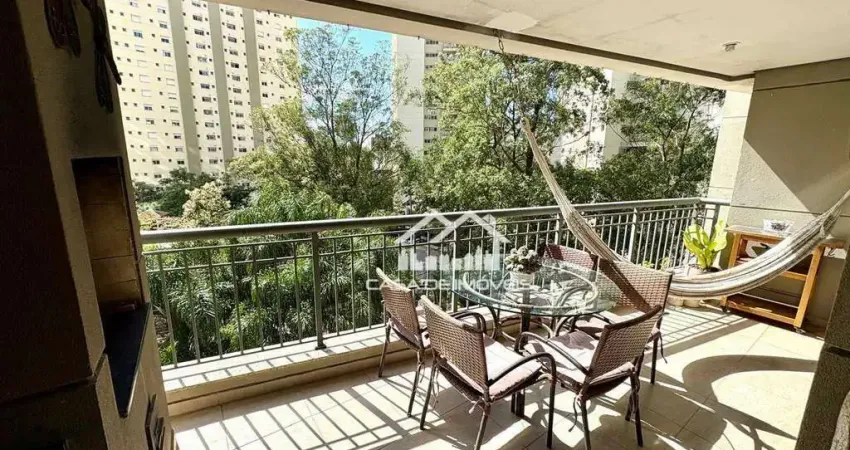 Vende apartamento de 150m², com 3 suítes, 3 vagas, varanda gourmet e lazer de clube, na Vila Andrade