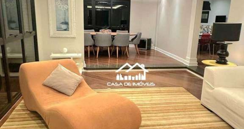 Vende apartamento com 305m², 4 suítes, 5 vagas e lazer, alto padrão, na Vila Andrade.