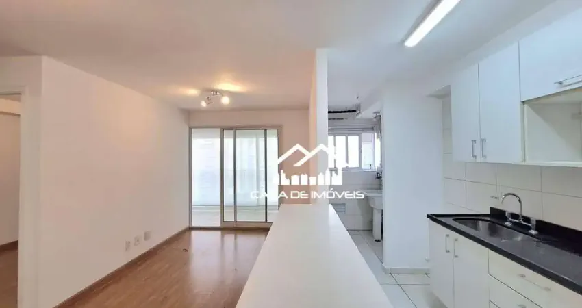 Aluga apartamento com 47m², 1 dormitório, 1 vaga, lazer completo, no Campo Belo.