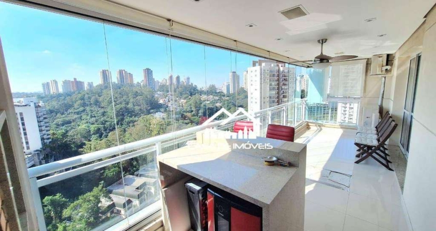 Vende apartamento com 171m² em condomínio clube na Vila Andrade.
