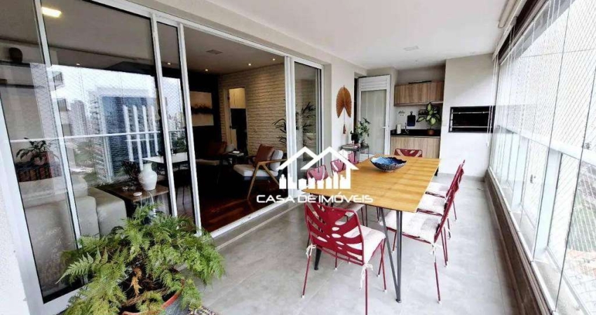 Apartament à venda, 134m², 3 suítes, 2 vagas, no Brooklin