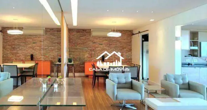 Aluga apartamento com 127m², 2 suítes e 2 vagas. no Brooklin.