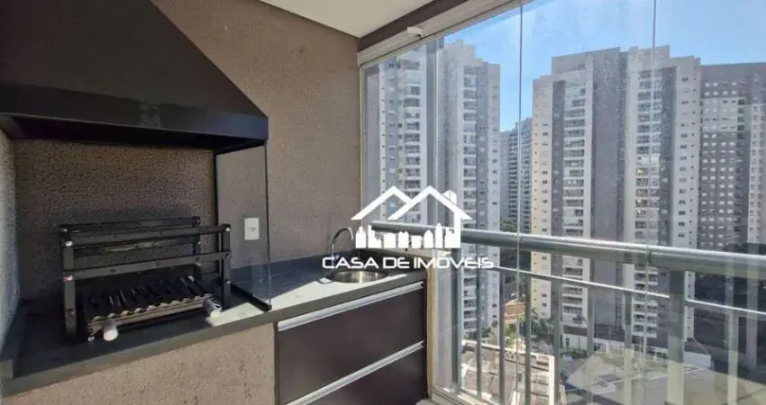 Aluga apartamento de 60m², com 2 dormitórios, varanda com churrasqueira e 1 vaga na Vila Andrade