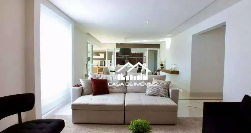 Vende ou aluga apartamento com 3 suítes, mobiliado, varanda gourmet e lazer completo, na vila olímpia.