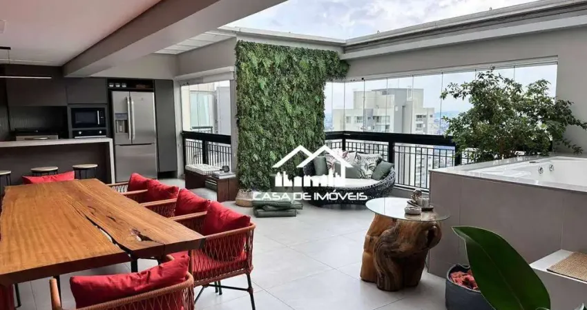 Vende cobertura de 167m², com 2 suítes, 3 vagas e área gourmet na vila andrade