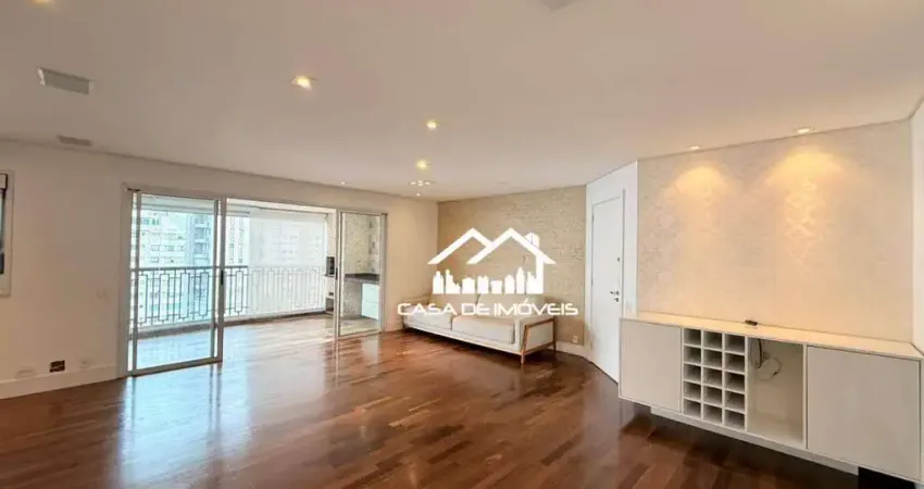 Vende ou aluga apartamento com 144m², 3 suítes, 3 vagas e lazer completo, no campo belo.