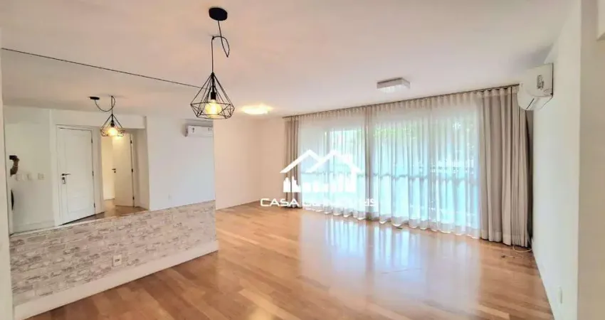 Aluga apartamento com 131m², 4 dormitórios, 2 suítes, 3 vagas e lazer, no campo belo.