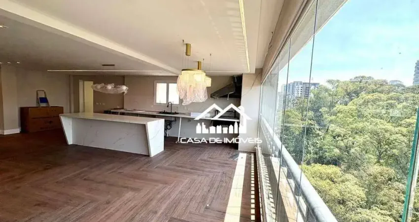 Vende apartamento de 128m², 3 dormitórios, 1 suíte master, 3 vagas e varanda gourmet na vila andrade