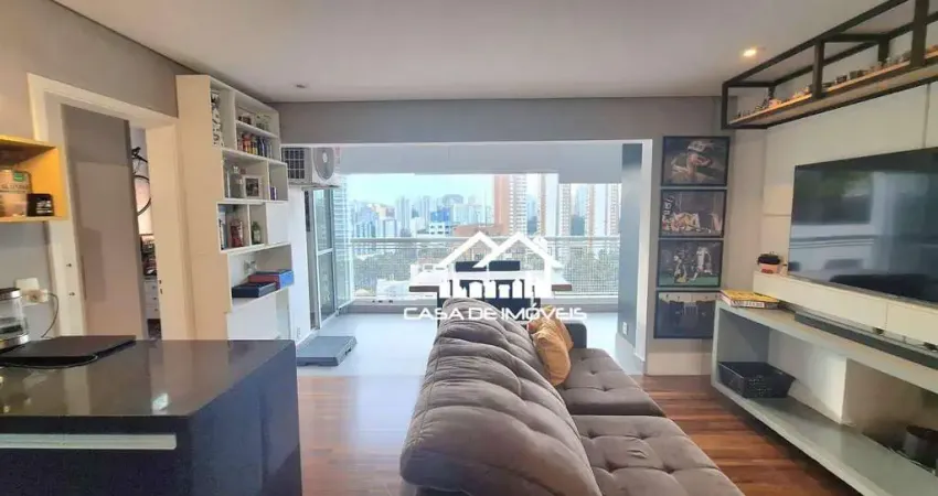 Vende apartamento com 70m², 2 suítes, 2 vagas e lazer, na vila andrade.