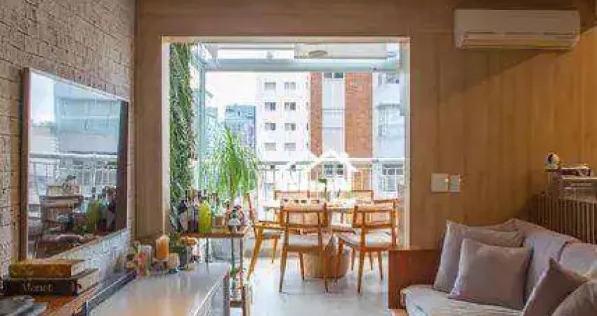 Vende apartamento duplex, reformado e modernizado, com 77m², 1 suíte, 2 vagas, na vila olímpia