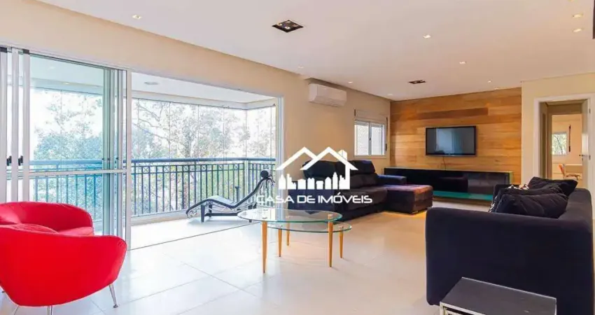 Aluga apartamento com 178m², 3 suítes, 3 vagas e lazer clube, no brooklin.