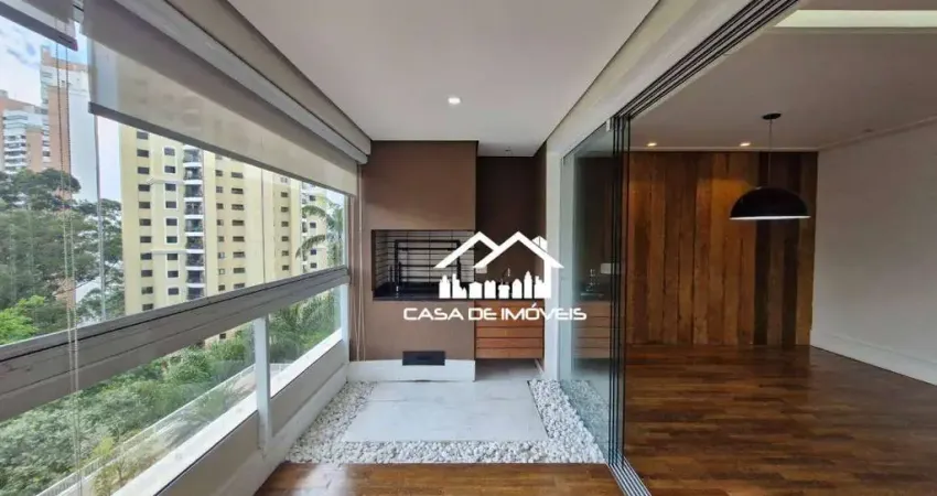 Aluga apartamento de 138m², com 3 suítes e 2 vagas, na vila andrade.