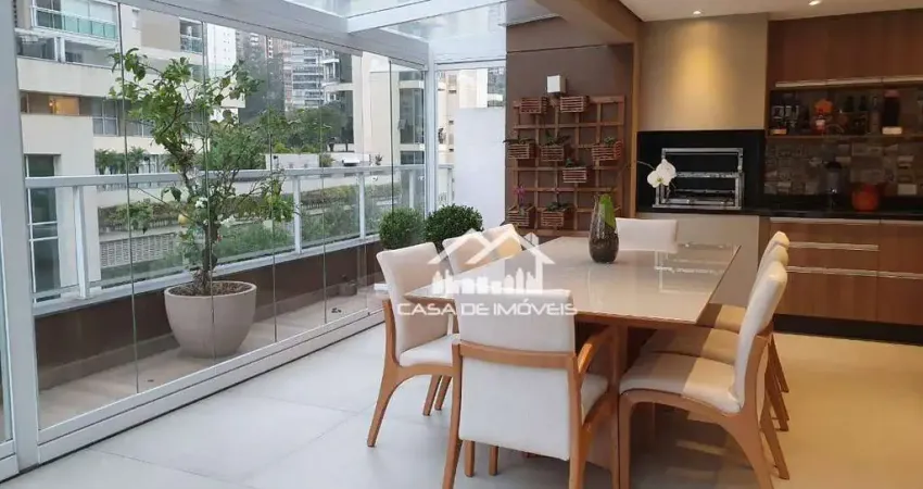Vende apartamento garden, com 124m², 74m² de área interna, 2 dormitórios, no panamby.