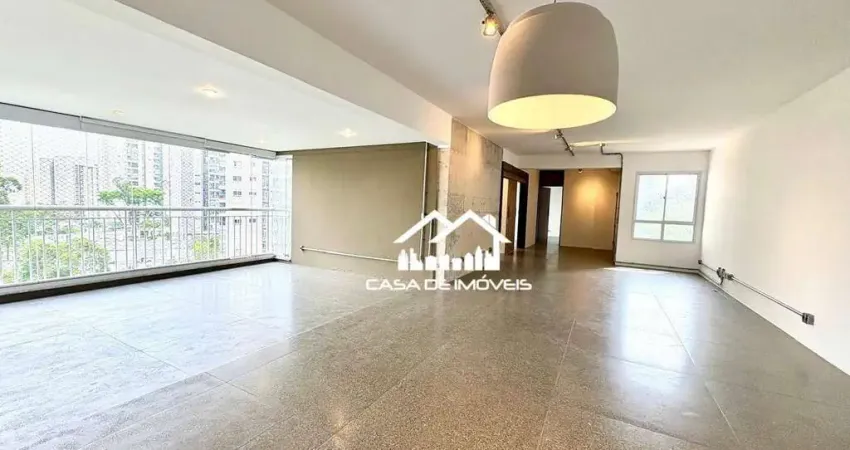 Aluga apartamento de 168m², com 3 suítes, 3 vagas e ampla varanda na vila andrade