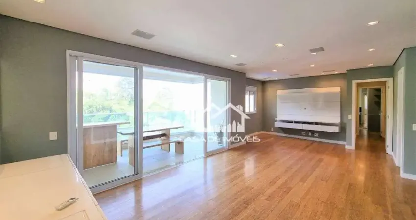 Aluga apartamento com 127m², 3 suítes, 2 vagas, varanda gourmet e lazer clube, no panamby