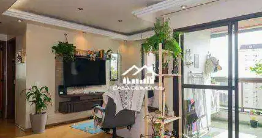 Vende apartamento com 80m², 3 dormitórios, varanda gourmet e 2 vagas, na vila suzana