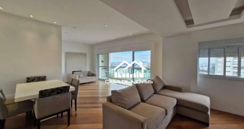 Venda ou aluga apartamento de 128m², com 3 suítes e 3 vagas, na vila andrade.