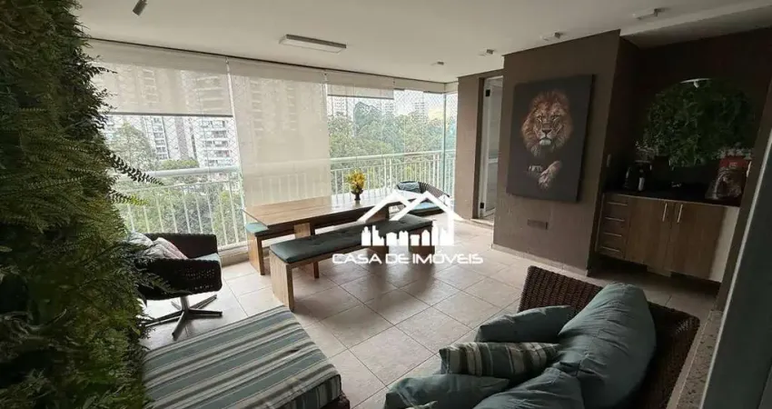 Vende apartamento 168m², com 3 suítes, 3 vagas e varanda gourmet na Vila Andrade