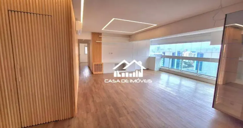 Vende magnífico apartamento com 129m², 3 suítes, 3 vagas, depósito e lazer, no Brooklin