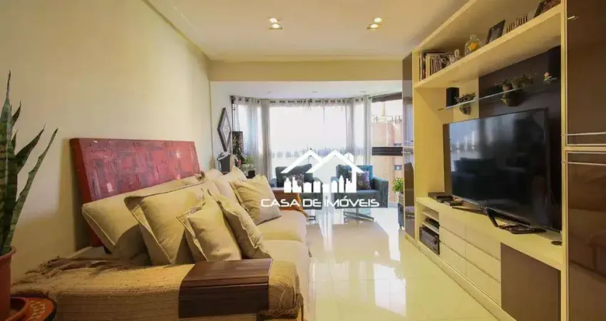 Vende ou Aluga apartamento de 98m², com 3 dormitórios, sendo 1 suíte, 2 vagas e varanda