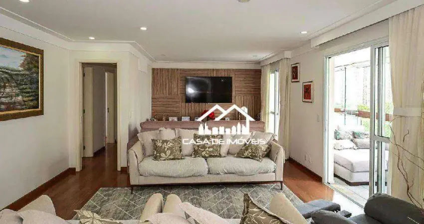 Aluga apartamento de 163m², com 3 suítes e 3 vagas na Vila Andrade.