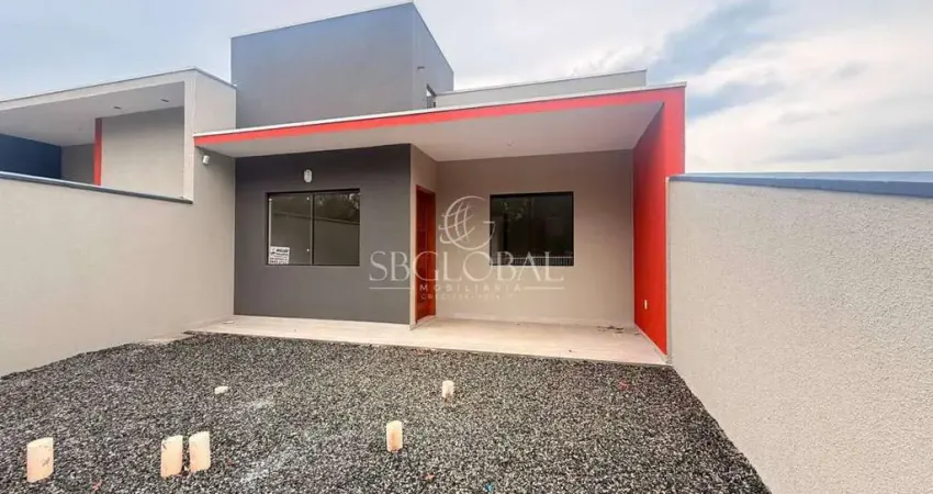 Casa nova a poucos metros do centro, por apenas r$263.000,00 em itapoá/sc