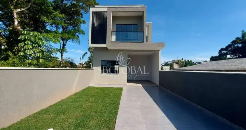Sobrado com piscina á 300 metros do mar na barra do saí em itapoá/sc!