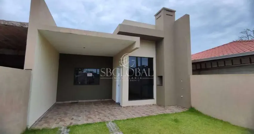 Casa nova com 03 dormitórios (01 suíte) no balneário volta ao mundo i em itapoá/sc