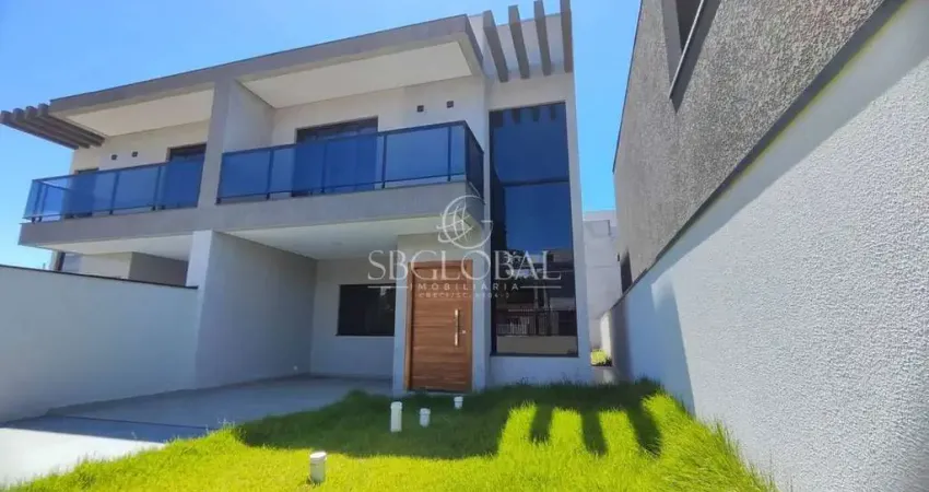 Sobrado novo com suíte e excelente acabamento a 600m da praia em itapoá/sc!