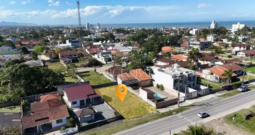 Terreno aterrado no balneário rainha do mar com 390m² em itapoá/sc!