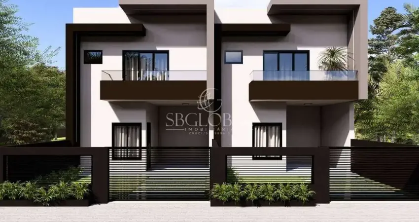 Sobrado com 124m² de área construida no Balneário Cambiju á 340 metros da praia em Itapoá-SC