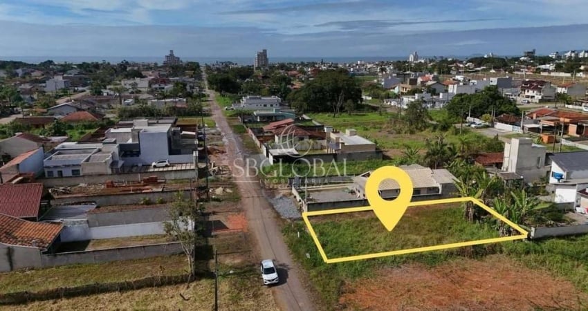 TERRENO NO BALNEÁRIO VOLTA AO MUNDO COM 375M² (15X25) A 900 METROS DA PRAIA EM ITAPOÁ-SC