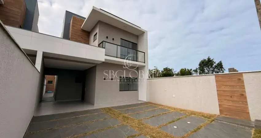 Sobrado com ótimo acabamento na barra do sai á 290 metros da praia em itapoá/sc