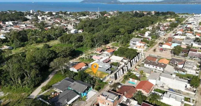 Terreno pronto para construir a 700 metros da praia no balneário recanto do farol  em itapoá/sc