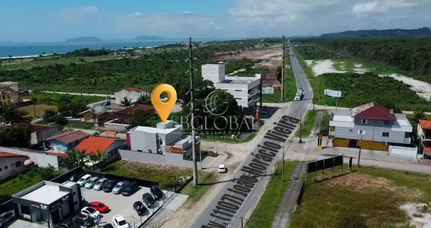 Sala comercial + sobrado no balneário paese á 550 metros da praia em itapoá-sc!