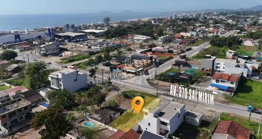 Terreno comercial na avenida saí mirim com 360,00m² em itapoá/sc