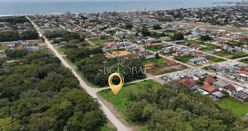 Terreno de esquina com 540m² (18x30), no balneário volta ao mundo i em itapoá-sc