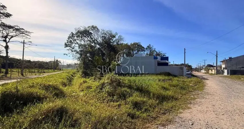Terreno com 203,20m² (17,70x16,5) próximo ao centro comercial em itapoá-sc