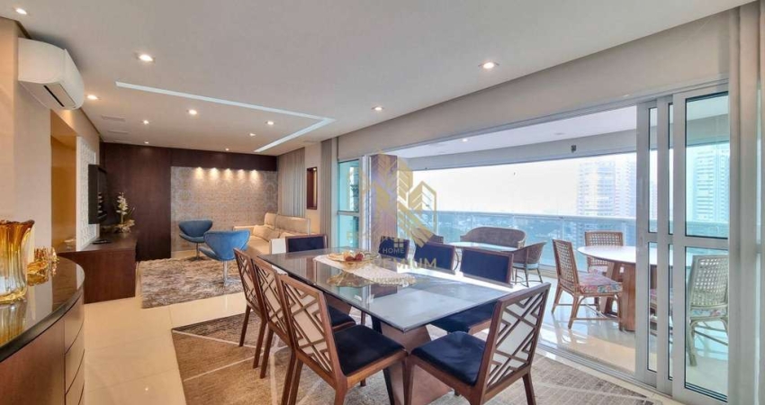 Apartamento com 3 dormitórios, 180 m² - venda por R$ 3.200.000,00 ou aluguel por R$ 19.600,00/mês - Jardim Anália Franco - São Paulo/SP