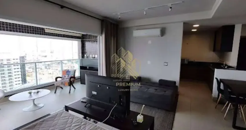 Apartamento com 1 dormitório para alugar, 55 m² por R$ 5.080,00/mês - Jardim Anália Franco - São Paulo/SP