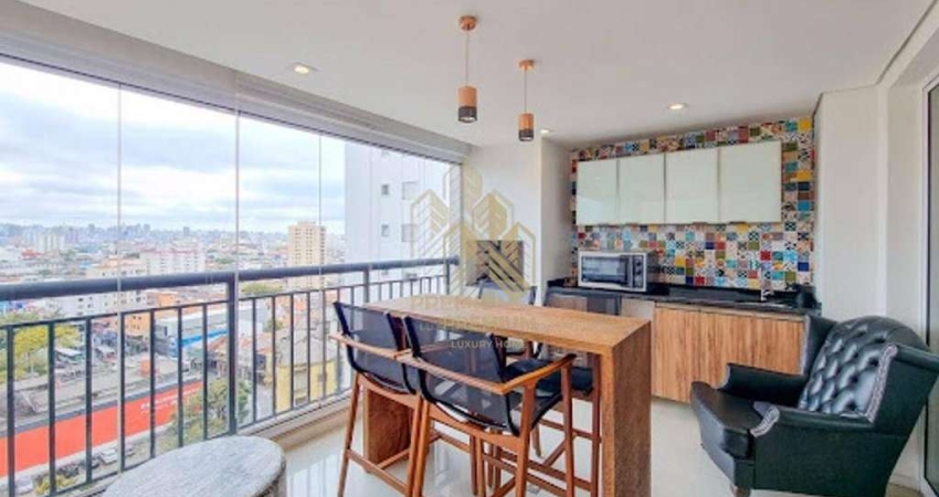 Apartamento com 3 dormitórios à venda, 155 m² por R$ 2.050.000,00 - Belenzinho - São Paulo/SP