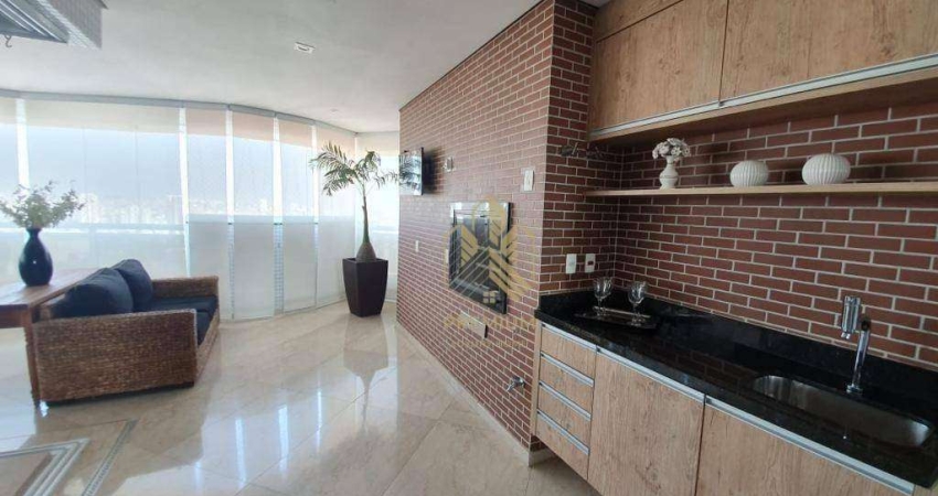 Apartamento com 3 dormitórios, 202 m² - venda por R$ 3.300.000,00 ou aluguel por R$ 28.500,00/mês - Jardim Anália Franco - São Paulo/SP