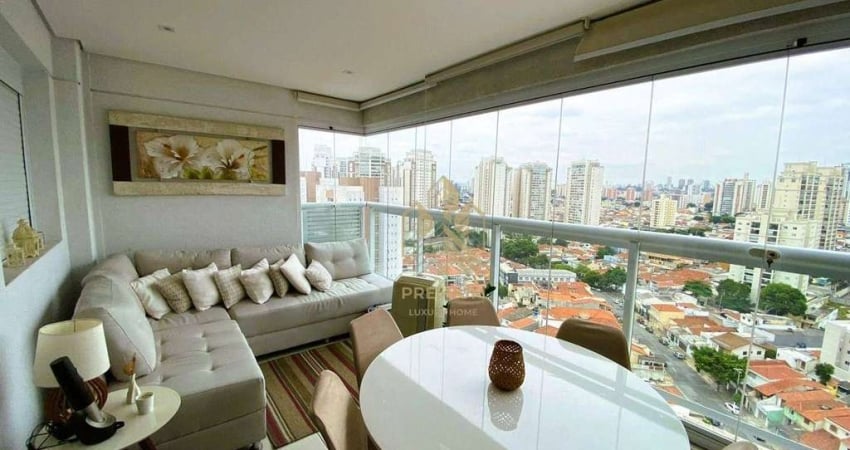 Apartamento com 3 dormitórios à venda, 90 m² por R$ 1.090.000,00 - Tatuapé - São Paulo/SP
