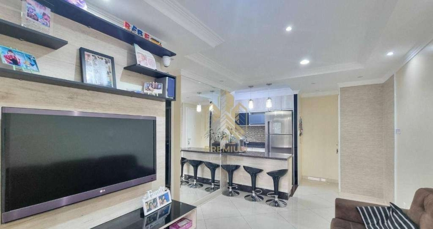 Apartamento com 3 dormitórios à venda, 70 m² por R$ 879.000,00 - Tatuapé - São Paulo/SP