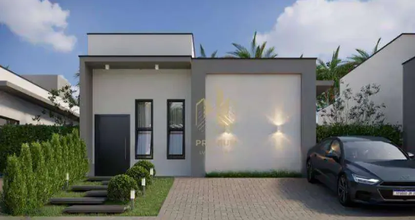 casa térrea dentro de condomínio com3 suítes