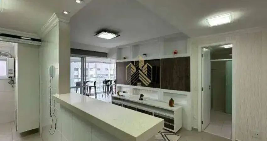 Apartamento com 1 dormitório para alugar, 52 m² por R$ 5.100,00/mês - Jardim Anália Franco - São Paulo/SP